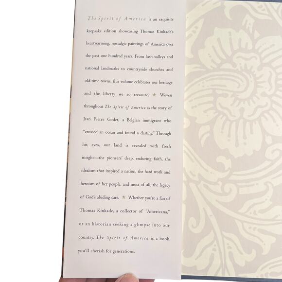 Thomas Kinkade Book The Spirit of America Artist Artsy History Coffee Table READ - Picture 12 of 16